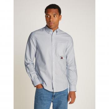 Tommy Jeans Langarmhemd mit Logostickerei 'OXFORD'