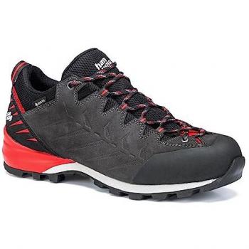 Hanwag Makra Pro Low Asfalt/Röd Herr Gore-Tex