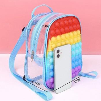 PlaisirParfait : Sac à dos squishy, doux, anti-bulle