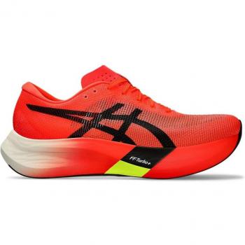 Baskets de sport unisexe Asics Metaspeed Edge Paris rouge noir SS24, taille 40,5