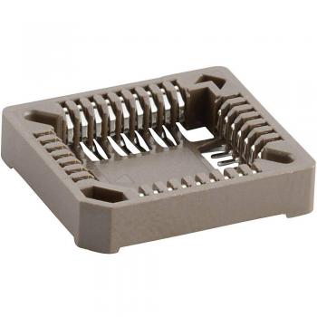 PLCC 28-Pin Socket, 1.27mm Contact Spacing