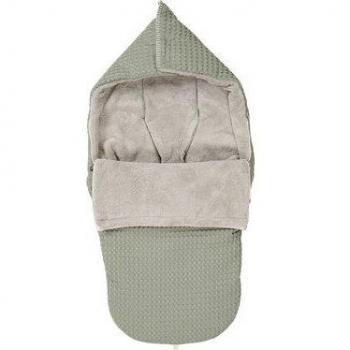 Wafel/teddy Buggy Voetenzak Oslo Shadow Green/Misty Grey