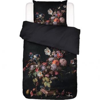 Essenza Satin-Bettwäsche Bouquet 70x90cm/140x200cm Anthrazit Grau 101981-100-01