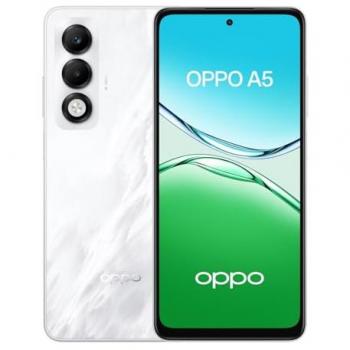 Oppo A5 6,67” HD+ 128 GB – Weiß – Dual‑SIM – 50 MP Kamera – 4G Smartphone