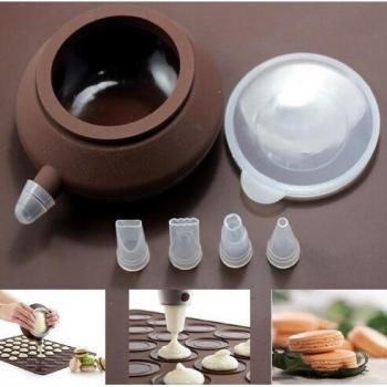 Brown Tea Pot Silicone Decorating Pot