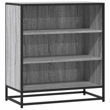 Mobiletto Grigio Sonoma 68x35x76 cm in Truciolato e Metallo