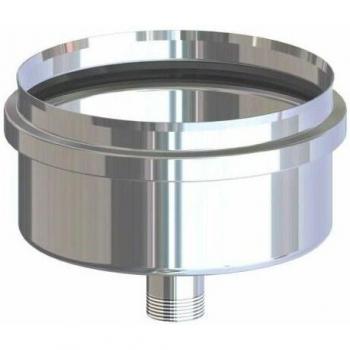 Bouchon Inox 8 cm sans Joint pour Poêles à Pellets