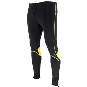 Pantalons Joluvi Fit-LYC Performance Noir Jaune
