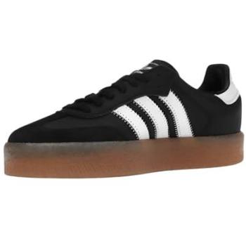 Black Sambae Core with White Footwear Accent, Gold Metal Trim, Size 8.5 Women