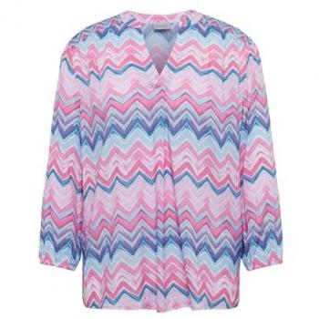 Rabe Viskose-Druckbluse mit grafischem Design