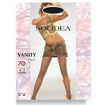 Solidea Vanity 70 Schimmerndes Sheer, flache Taille – 12 × 15 mmHg, 2 m, Mokka