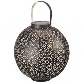 Solar LED Hanging Damasque Lantern