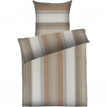 Dyckhoff Kira Weichfrottier Bettwäsche, beige, 2 tlg