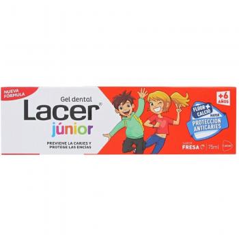 Lacer Junior Kids Dental Gel 75 ml Strawberry
