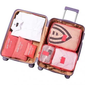 Set de 6 bolsas de viaje