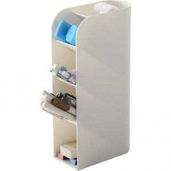 Multifunctional Stationery Box with Oblique Design