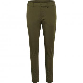 Pantaloni Donna Kaffe Leu 'Chino' 7/8 in Cachi