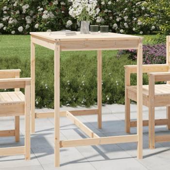 Pinewood Mesa de Jardim VidaXL 121x82,5x110 cm