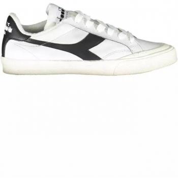 Diadora Ladies' White Fabric Sneakers