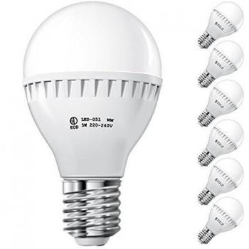 Lampe LED E27 5W 6000 Kelvin Blanc Froid 335 Lumens