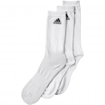 Adidas 3P Thin Crew Sock Set, Men's, White, 43-46