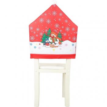Fundas de Silla de Navidad en Rojo: Santa, Muñeco y Ambiente Hotelero