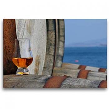 Calvendo Fine Art Textil-Leinwand: Bunnahabhain Distillery 75x50 cm