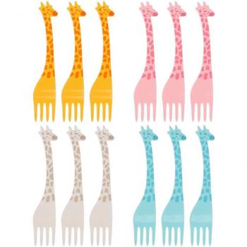 Giraffe Snack Forks for Children