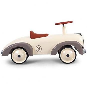 Véhicule porteur Speedster Silk Grey avec capot ouvert et roues en plastique