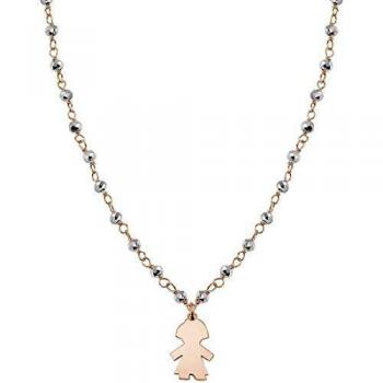 Collier NOMINATION Mon Amour en argent 925 avec cristaux rose gold