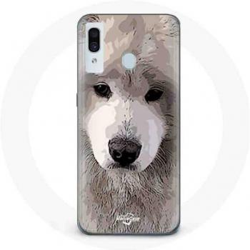 Cubierta Samoyède Gris para Samsung Galaxy A20e
