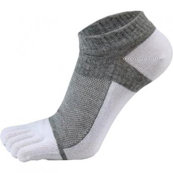 2 Pairs Men's Pure Cotton Five Finger Socks