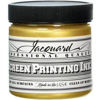Jacquard 4 oz Gold Screen Print Ink