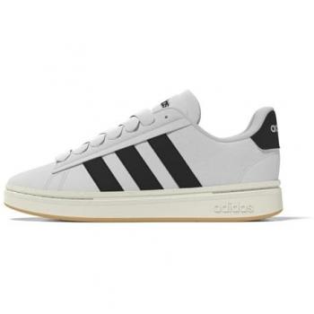 ADIDAS Damen Grand Court Alpha Sneaker (JP7631) – Stil 00s, Farbe: Cray White, Black & Off White, Größe 42