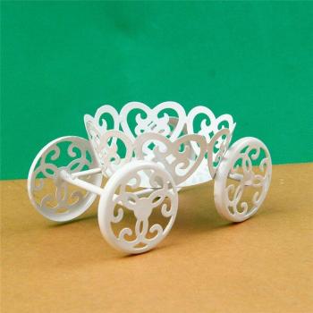 Porta Cupcakes de Hierro Blanco para Eventos