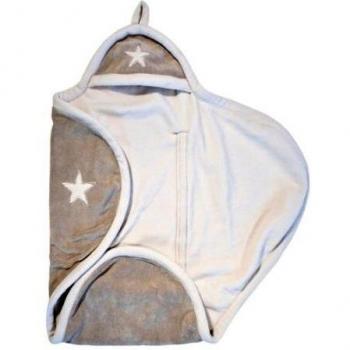 Jollein Wickelstar 032-566-64989 – Wickeldecke Sand/Off-weiß
