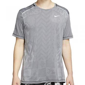Nike Wild Run Techknit Maglia Nero/Gris Humo Oscuro/Plata Metalizzato XL Uomo