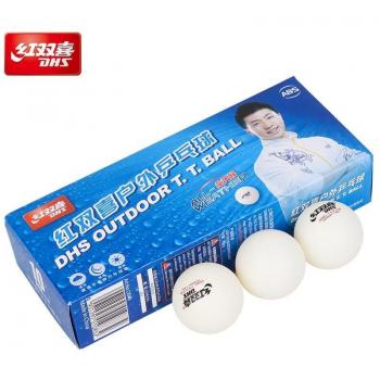 Pelotas para Ping Pong DHS-20, 5,0/5 Calidad Básica, Costura ABS, Apto Exterior