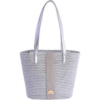 Bolso de rafia Don Algodón estilo shopper