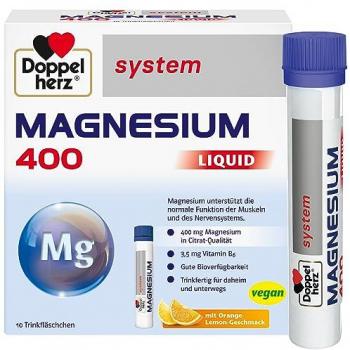 Doppelherz Magnesium 400 Flüssigampullen, 10 Stück