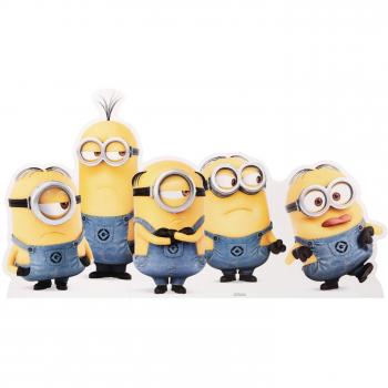 Minion‑Stand‑Up: 92 cm hohe Pappfigur mit Gruppenspielen