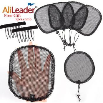 Alileader 5Pcs Mesh Cap for Ponytail Weaving