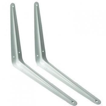 Modern Design White Shelf Support London Bracket 200MM X 250MM, Set of Eight Inch by Ten Inch, Quantity: Forty Pair