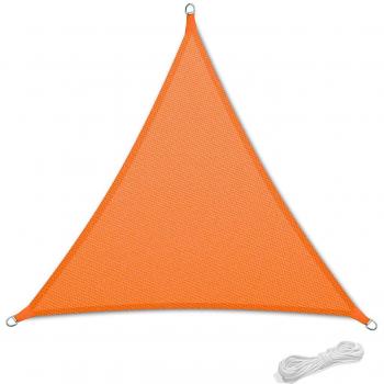 Ombrellone Terracotta Tenda a Vela con Corda Libera 2x2x2m – Impermeabile e UV