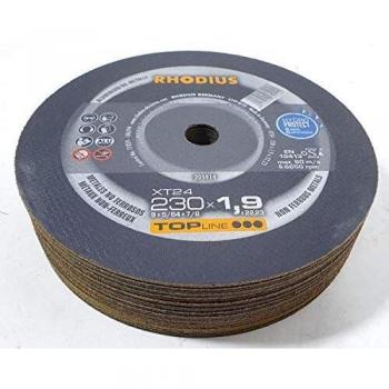 Disque de coupe Rhodius XT24 230 x 1,9 mm – Pack 25