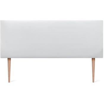 Cabecero de Cama Lujo AQUALINE Liso (Blanco, 135x105cm)
