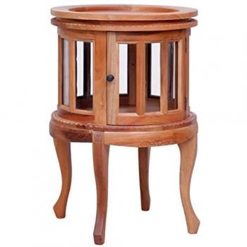 VidaXL Vetrina 50x50x76 cm in Massello di Mogano