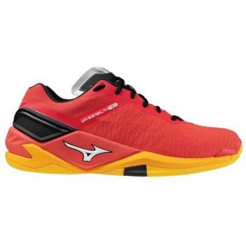 Mizuno Wave Stealth Neo Hallenschuhe Rot 46,5