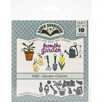 Karen Burniston Garden Charms 10-Piece Die Set