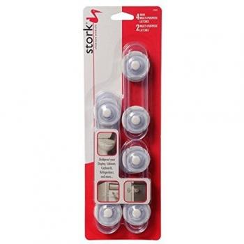 Stork Brand 4 Mini Multi-Purpose Latches with 2 Standard Latches